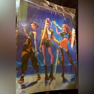 New! K-Pop Demon Hunters Motion Poster “16x12”